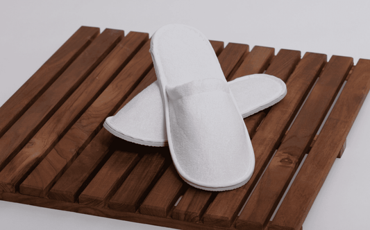 Adult Closed Toe Terry Slippers, Soft & Lightweight